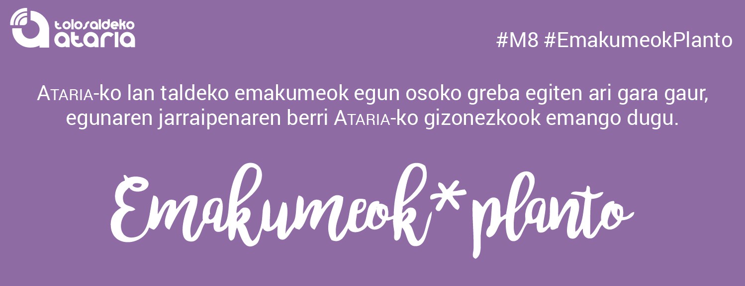 Emakumeok planto
