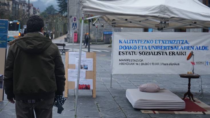 Etxebizitzaren egoera salatu du Etxebizitza Sindikatuak