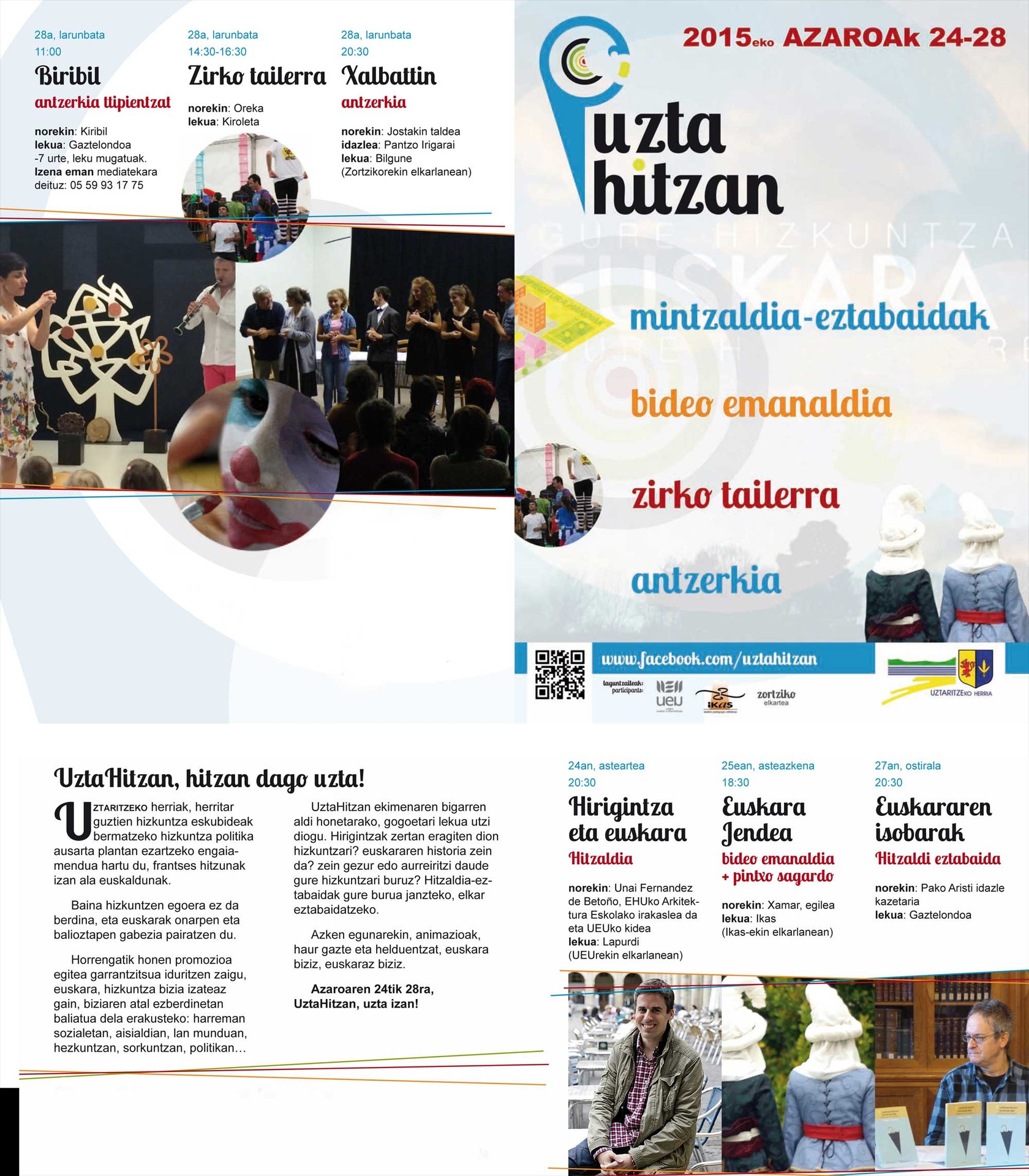 Gaurtik larunbatera, Uztahitza ekimena Uztaritzen