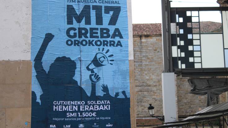 Martxoaren 17ko greba orokorrean parte hartzeko deia egiten dugu