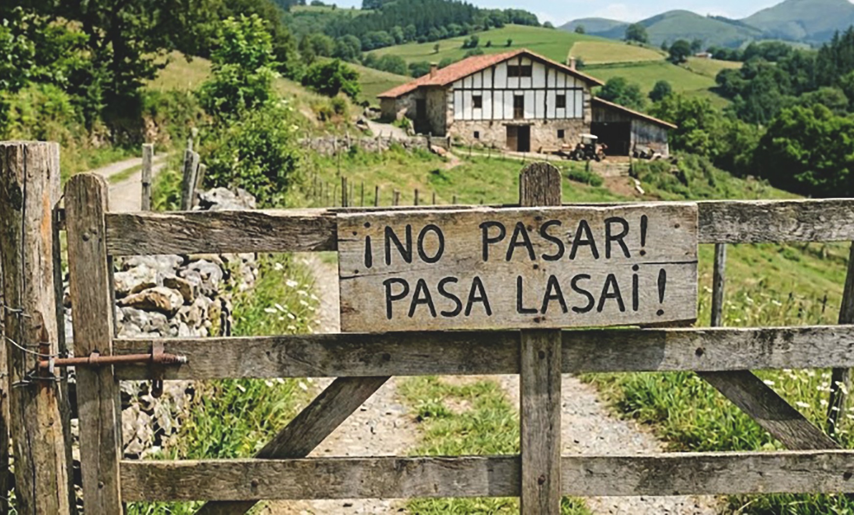 ¡No pasar! Pasa lasai!