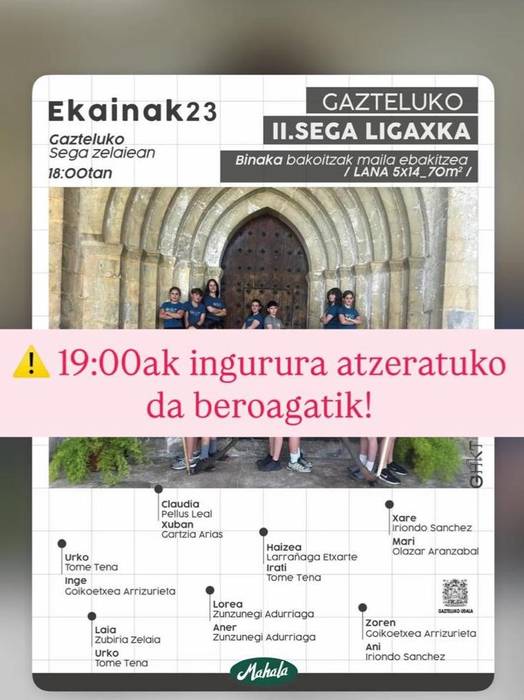Gazteluko II. Sega LIgaxka