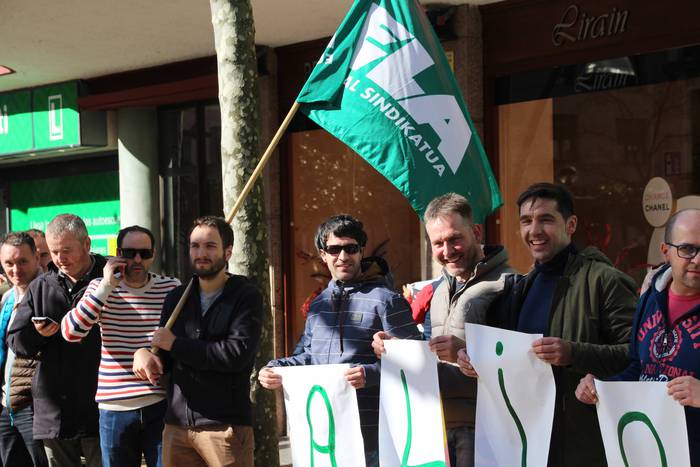 Garbitzaileak protestan, ELA 18 1550232987266