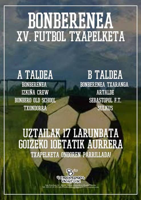 Bonberenea XV. Futbol Txapelketa