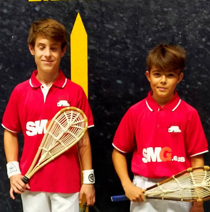 Oier Maiza-Xuban Lopetegi vs Ibai Larrañaga-Aimar Heras bikoen arteko xareko finala, Iparraldeko Ligan.