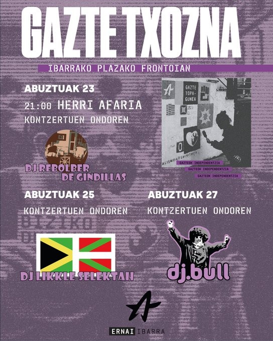 Tolosaldeko Ernaiek txoznagunea izango du Ibarrako jaietan