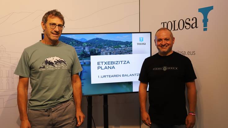 Tolosako Etxebizitza Planaren lehen urtearen balantze positiboa egin du udalak