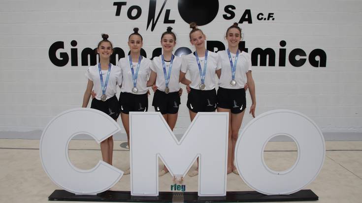 Tolosa CF-ko junior mailako gimnastak, bigarrenak Espainiako Kopan