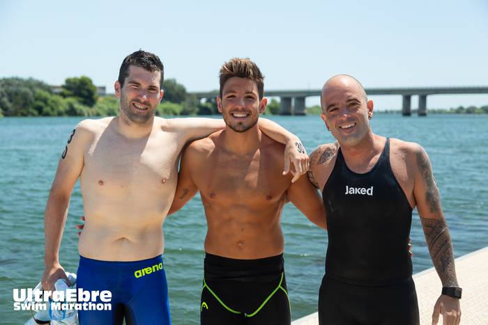 Ioseba Mateos hirugarren, X. UltraEbre Swim Marathon proban