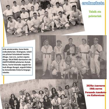 Erakusketa. 'Talaiak eta pilotariak'