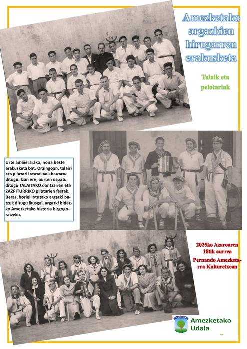 Erakusketa. 'Talaiak eta pilotariak'