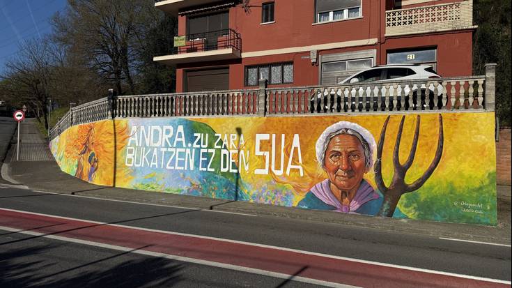 Emakumeak omentzeko horma-irudia