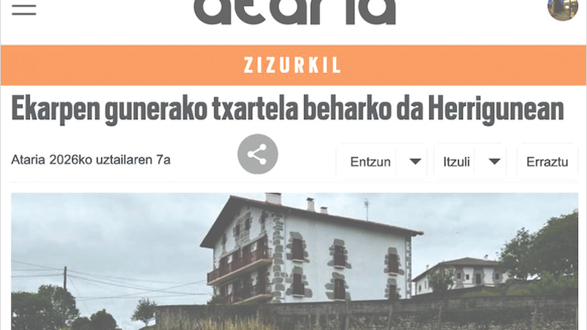Eskualdeko albisteak euskara errazagoan