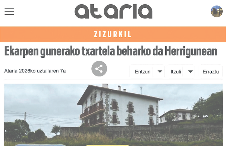 Eskualdeko albisteak euskara errazagoan