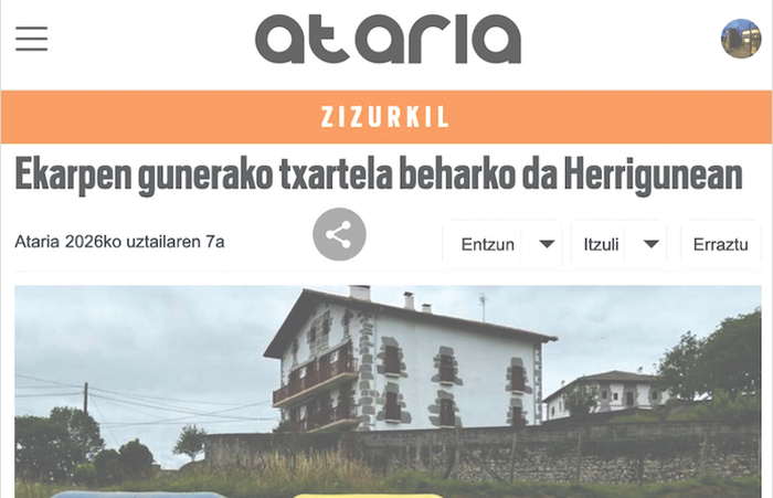 Eskualdeko albisteak euskara errazagoan