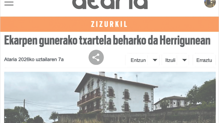 Eskualdeko albisteak euskara errazagoan