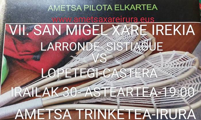 San Migel Xare Irekiaren bigarren jardunaldia jokoan!