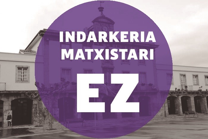 Udalaren Adierazpena indarkeria matxistaren aurkako egunean