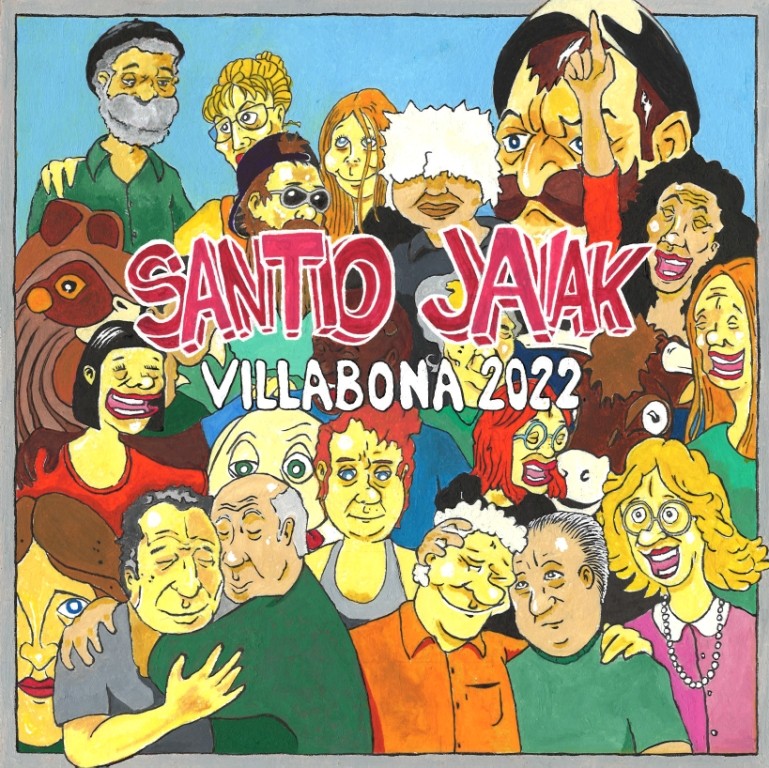 Natxo Iglesiasek irabazi du Santio jaietako egitarauaren azala