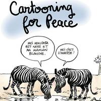 Cartooning for peace; Giza eskubideak marrazten erakusketa