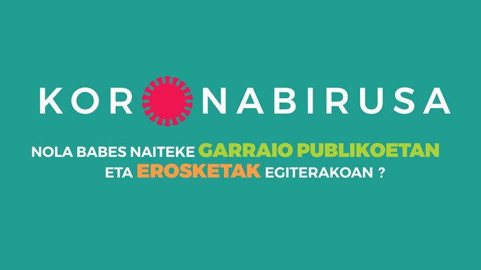 Nola babestu garraio publikoetan eta erosketak egiterakoan