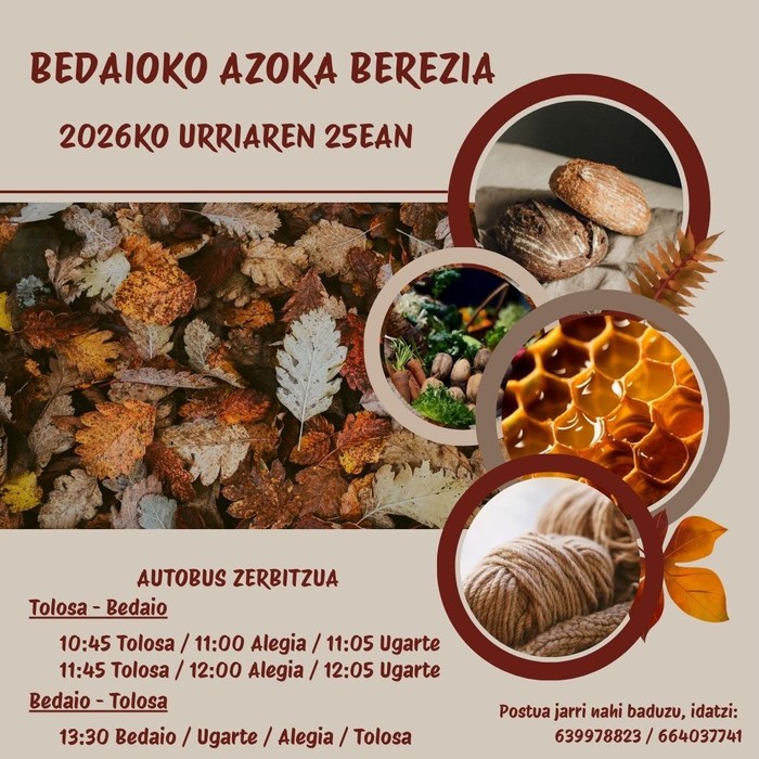 Bedaioko azoka berezia