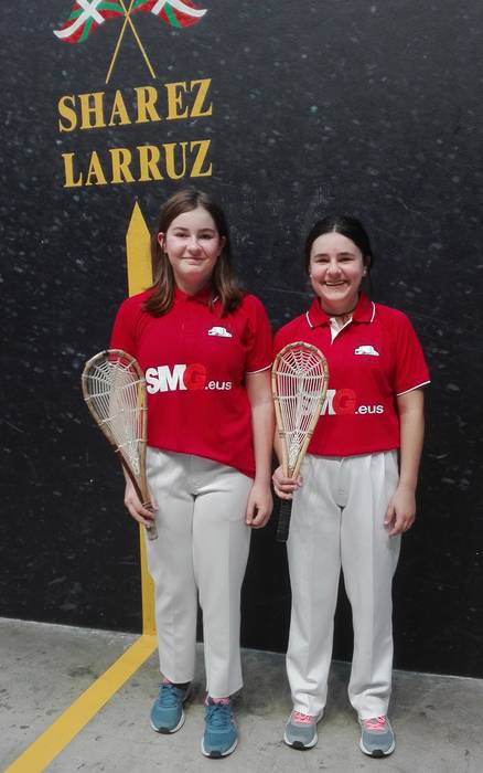 Naroa Goenaga eta Nahia Gorritiren xareko garaipen historikoa  Ametsa trinketean