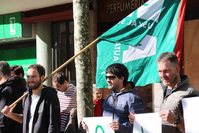 Garbitzaileak protestan, ELA 34 1550232993703