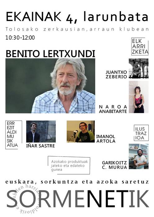 Benito Lertxundi, Sormenetik