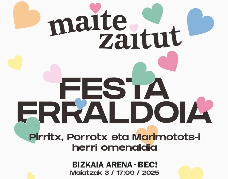 'Maite zaitut' festarako sarrera bikoitza zozkatuko dugu
