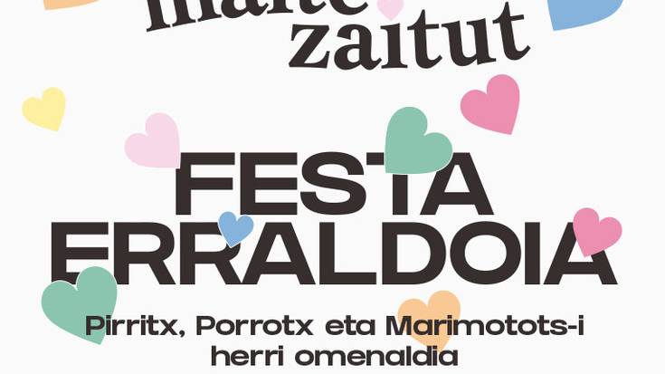 'Maite zaitut' festarako sarrera bikoitza zozkatuko dugu