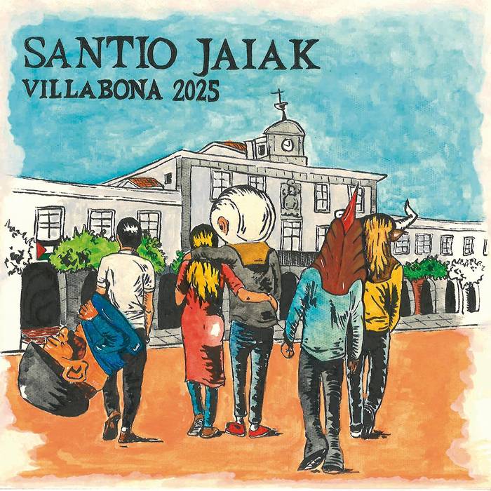 Natxo Iglesiasen lanak irabazi du Santiotako egitarauaren azala aukeratzeko lehiaketa