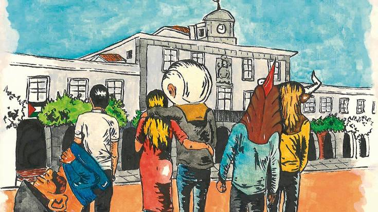 Natxo Iglesiasen lanak irabazi du Santiotako egitarauaren azala aukeratzeko lehiaketa