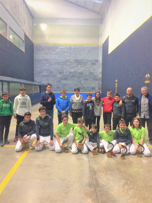 Maiza-Lopetegi eta Zabalegi-Isasa Xare  Txapeldunak,  Iruran