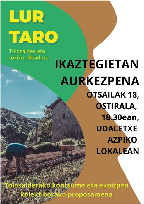 Lurtaro egitasmoaren aurkezpena