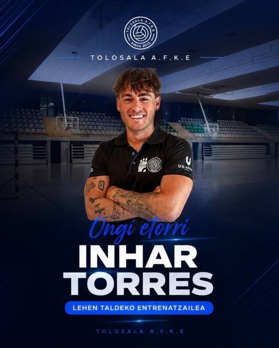 Inhar Torres zizurkildarra izango da Tolosala taldeko entrenatzailea