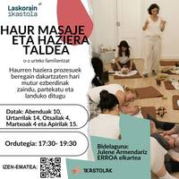 Haur masaje eta haziera taldea