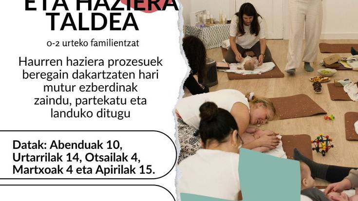 Haur masaje eta haziera taldea