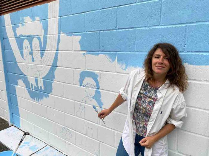 Ikaztegieta, mural margoketa 13 1654855829490