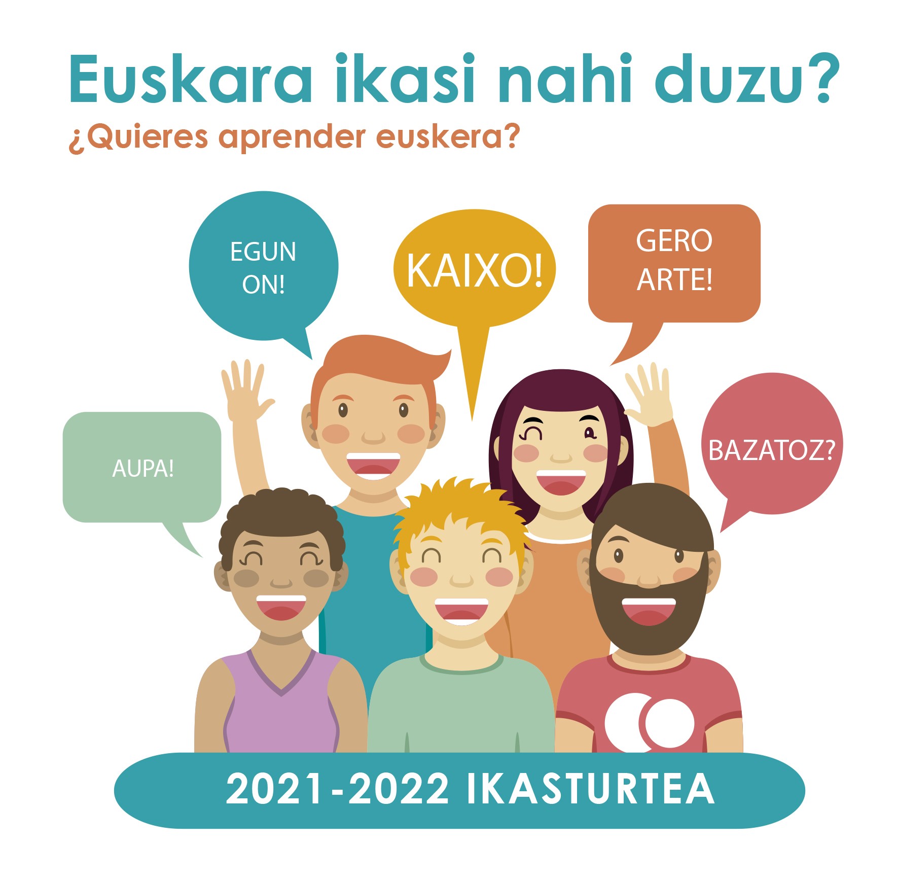 Euskara ikasteko eta errotuluak zein webguneak euskaraz jartzeko dirulaguntzen eskaria egiteko epea urriaren 31ra arte