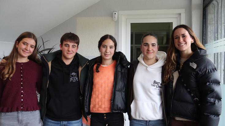 Laskoraingo DBH4ko ikasleek Luma Otaño elkarrizketatu dute