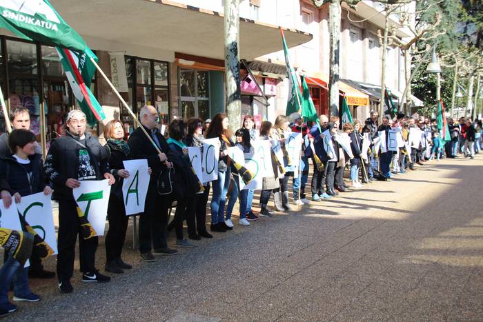 Garbitzaileak protestan, ELA 24 1550232989404