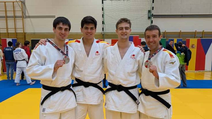 Saralegi eta Regillaga judokak bigarren, Europako Kopan