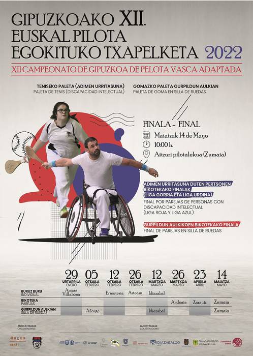 Gipuzkoako XII. Euskal Pilota Egokituko Txapelketa