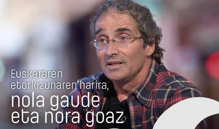 Euskararen geroaz hitzaldia emango du Jon Sarasuak