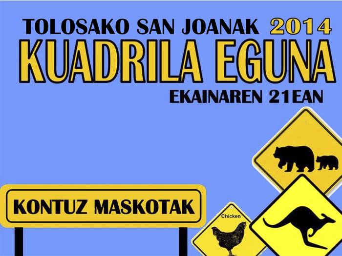 Norbere maskotarekin, festarako egitaraua prest dute kuadrillek