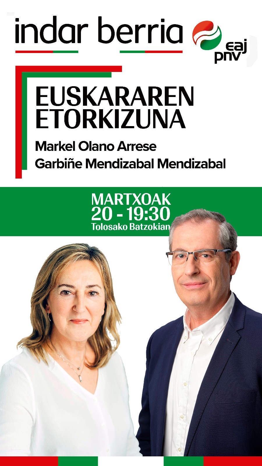 HITZALDIA: "Euskararen Etorkizuna" (Markel Olano eta Garbiñe Mendizabal)