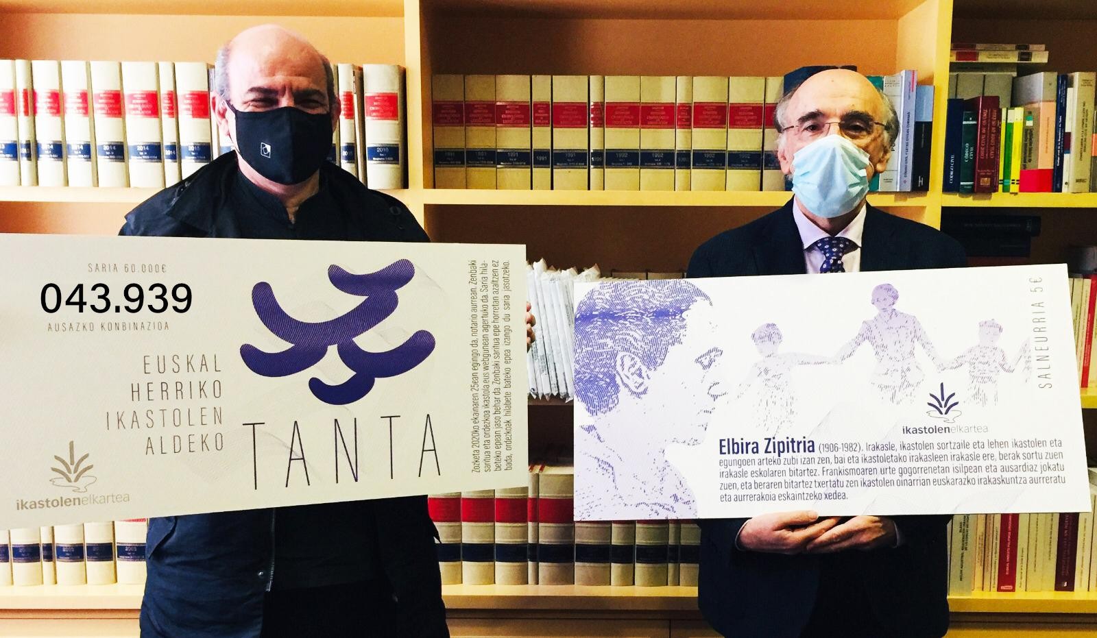 Zubimusu ikastolak banatu du Tanta sariduna