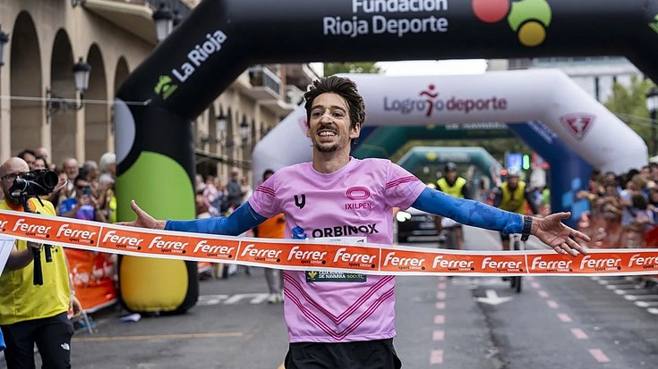 Iñaki Jimenezek Logroñoko maratoia irabazi du