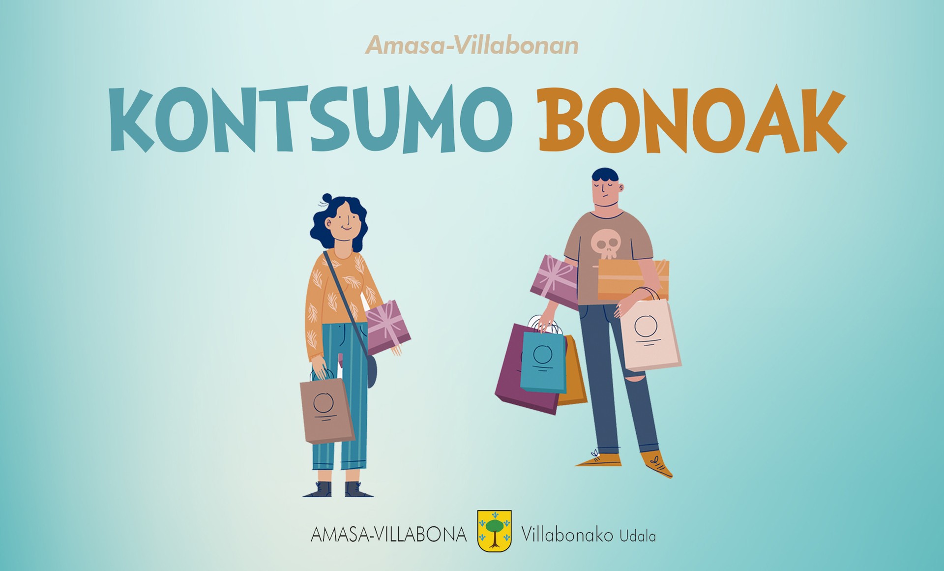 Amasa-Villabonako udalak herriko merkataritza sustatuko du kontsumo-bonoen bidez